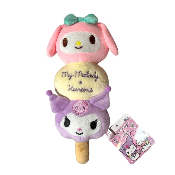 JAPAN Only SaNrio My Melody & Kuromi Ice Cream Scoops Plush | NWT | Rare Plushie - Picture 8 of 13